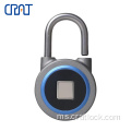 Cap jari Bluetooth Padlock Pusingan Kalis Kalis air